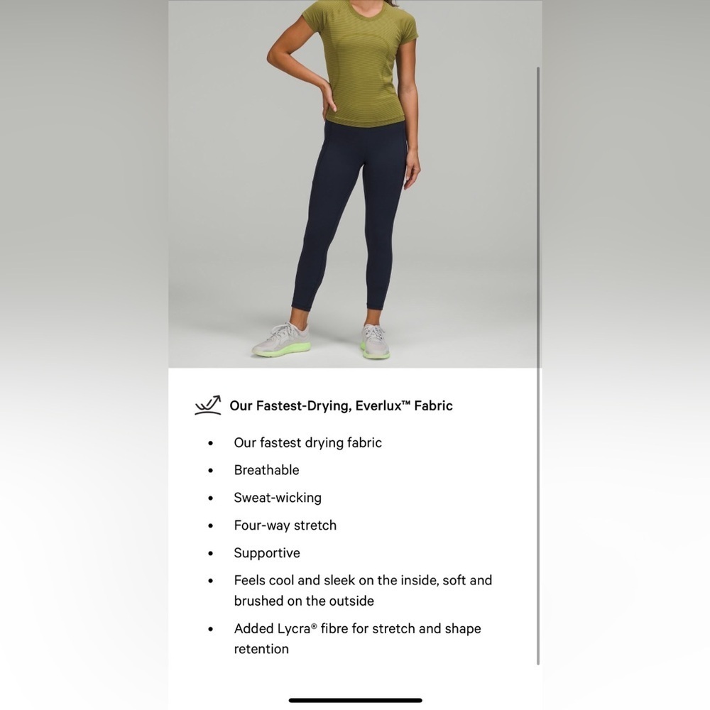 Lululemon Invigorate High-Rise Tight 25" in Ripened Raspberry Size 12 - Picture 8 of 14